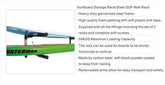 Padded 2 Arm Wall Rack - Newell Outdoors